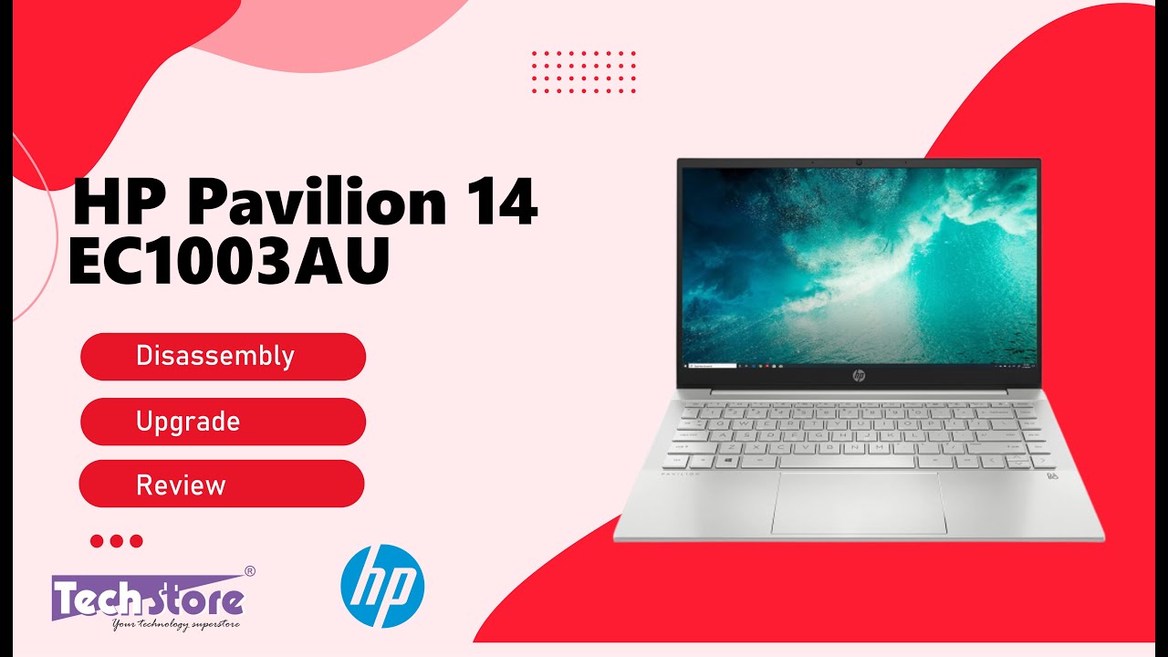 HP Pavilion 14 EC Series EC1003AU: как модернизировать, разобрать жесткий диск m.2 nvme SSD, обзо...