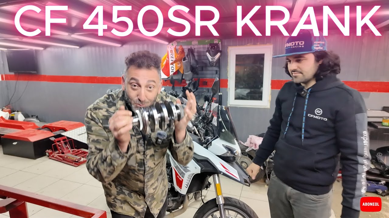 CF 450SR Krank Sorunu Merakla Beklenen O Krank Geldi // AnalizMotoEksper