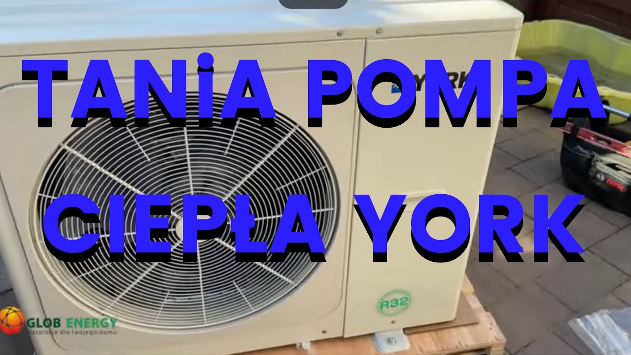 Tania pompa ciepła York monoblok