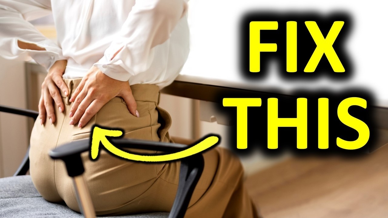 Fix Back Pain With Sitting ... with ONE Exercise