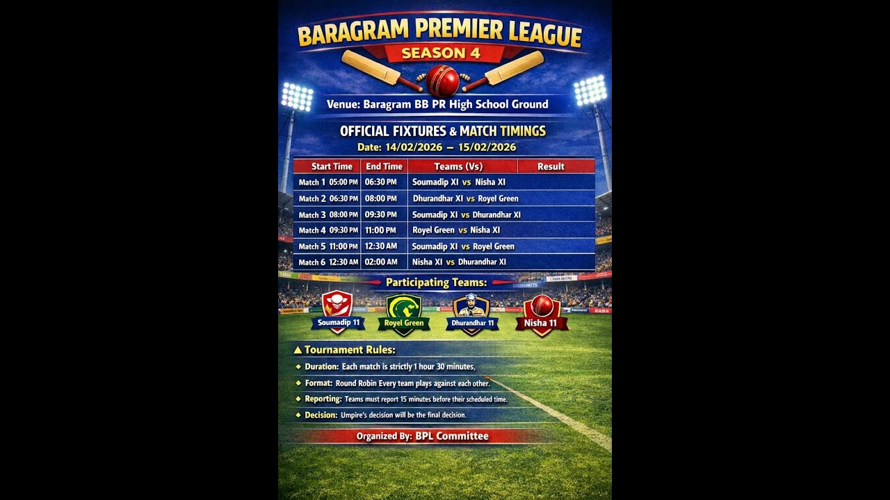 BPL NIGHT TOURNAMENT