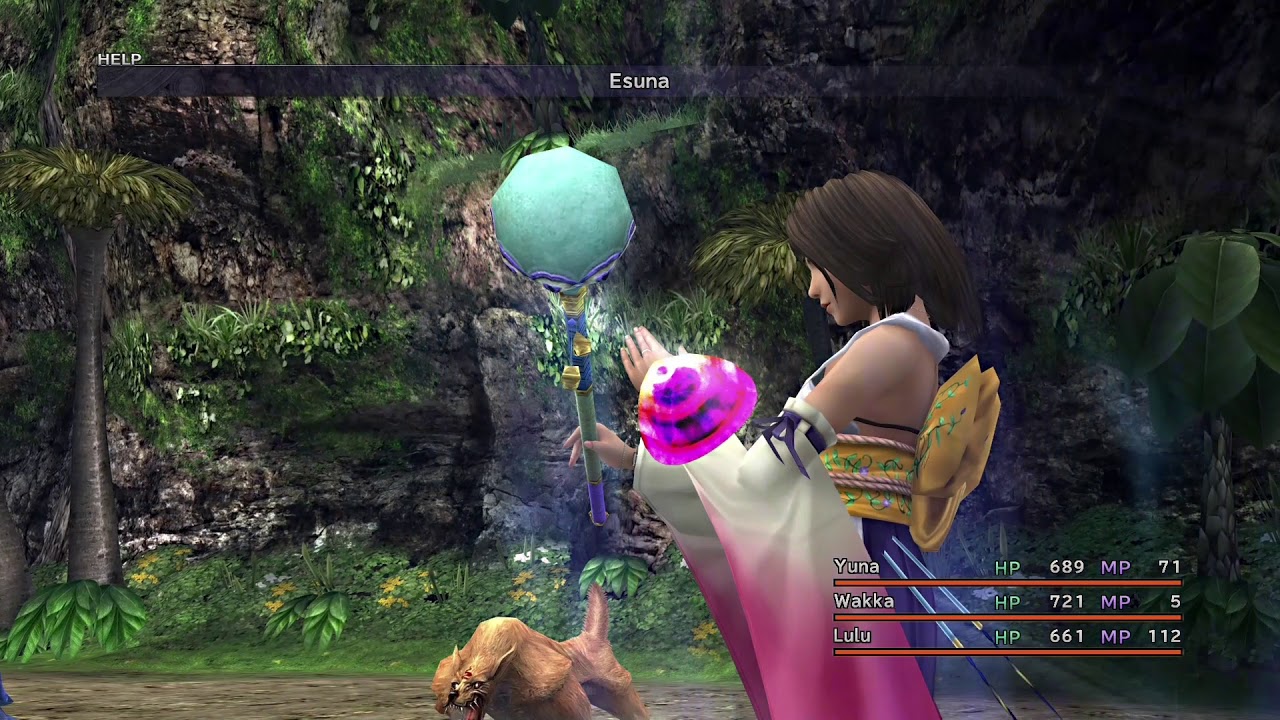 Final Fantasy X — реплики способностей Юны