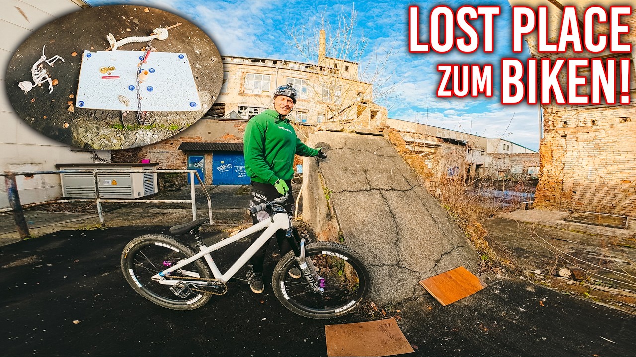 MTB Lost Place Mission in Chemnitz - in verlassenem Gebäude fahren!