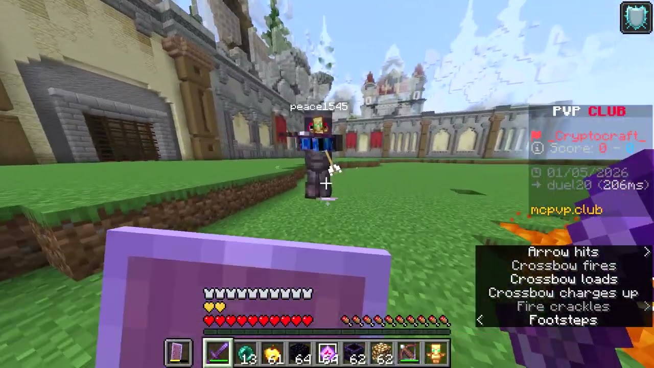 Me doing crystal PvP:)
