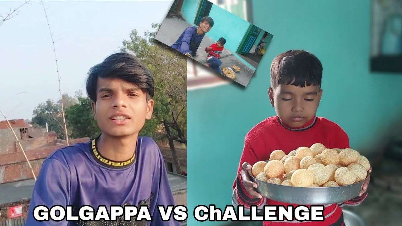 Golgappa Challenge With Lado 😍😋