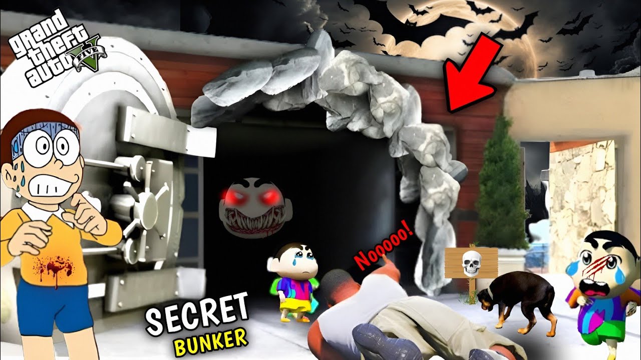 GTA 5 : Franklin Opened A Secret Bunker Outside His House|| PART # 11 || Afaq Hub