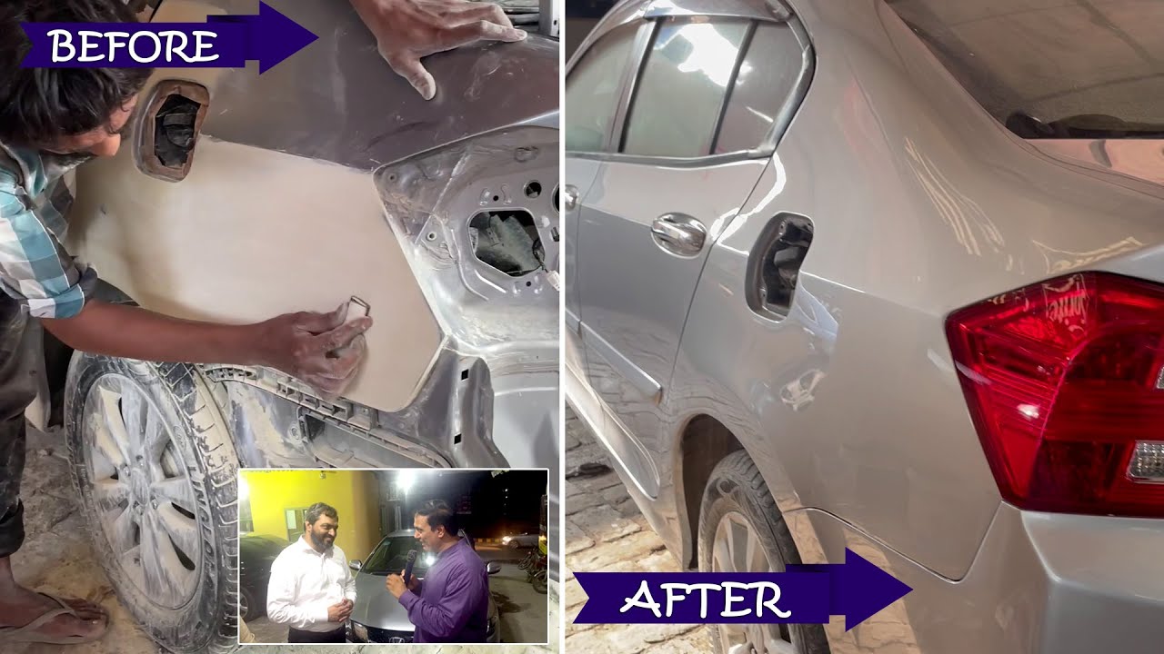 honda civic review denting and painting