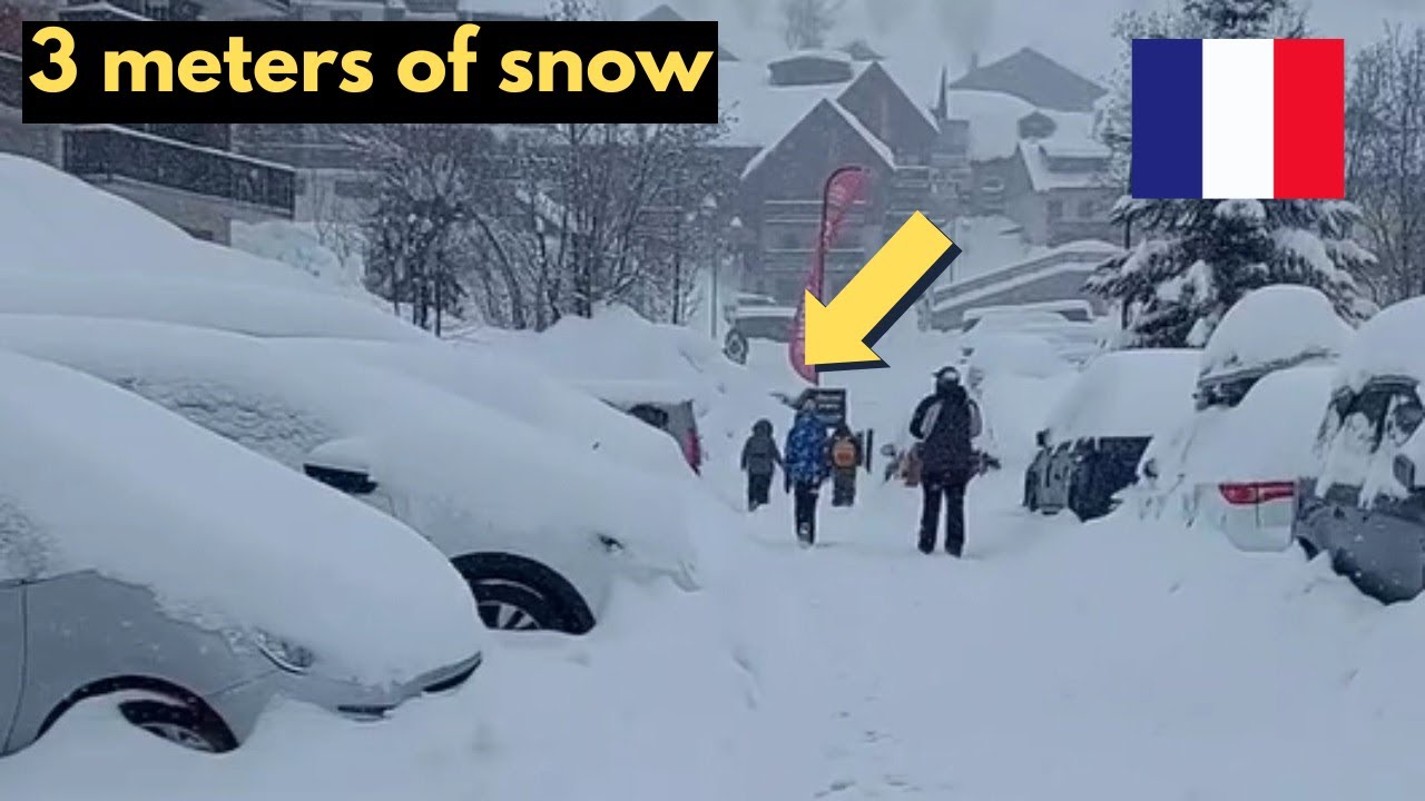France Hit by the Worst Snowstorm in 30 Years