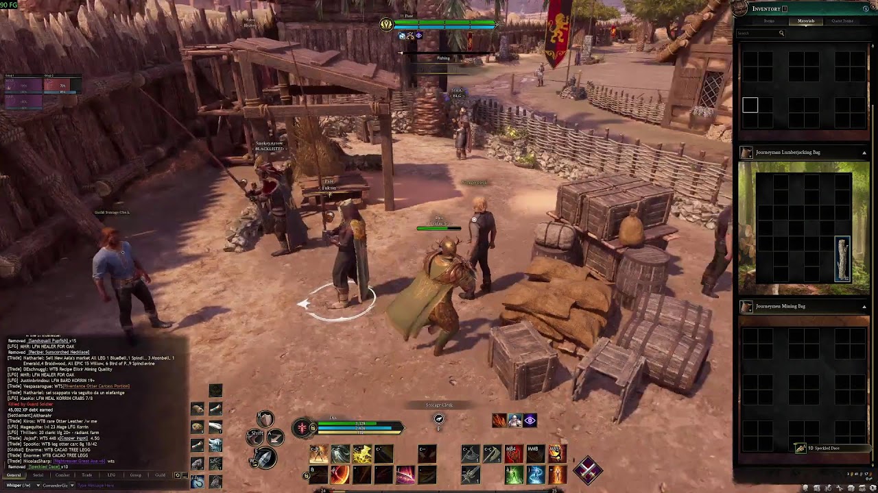 Day #16 - Fighter leveling & Farm Gathering