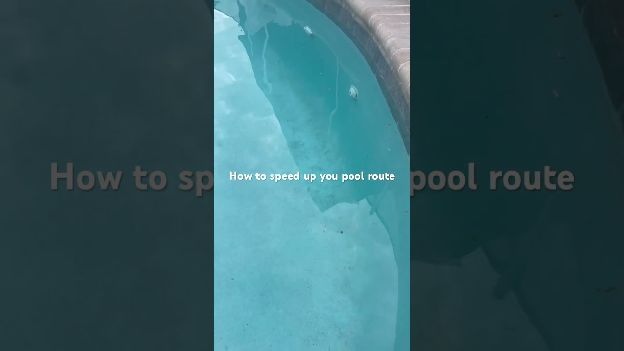 Dawn Dish soap works magic-The fastest way to clean a pool with a lot of leaves.
