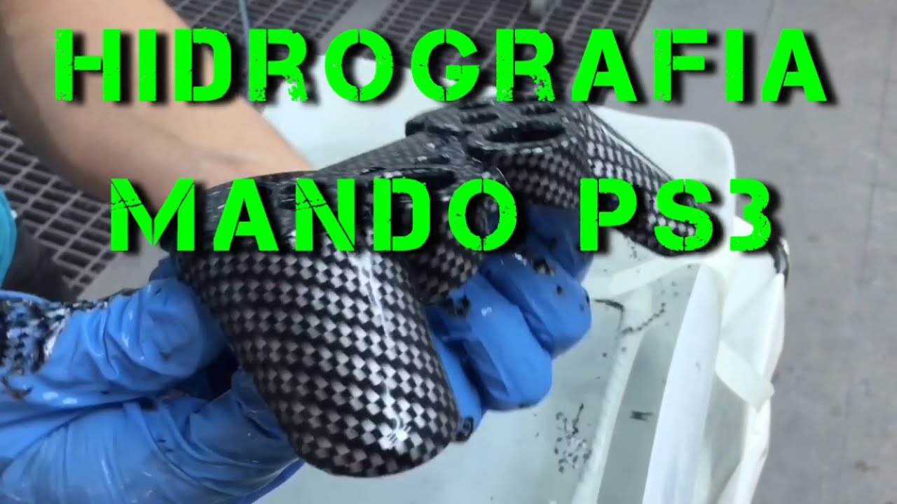 Como Hacer Hidrografia #2 WATER TRANSFER PRINTING como personalizar mando ps3.HYDROGRAPHICS.