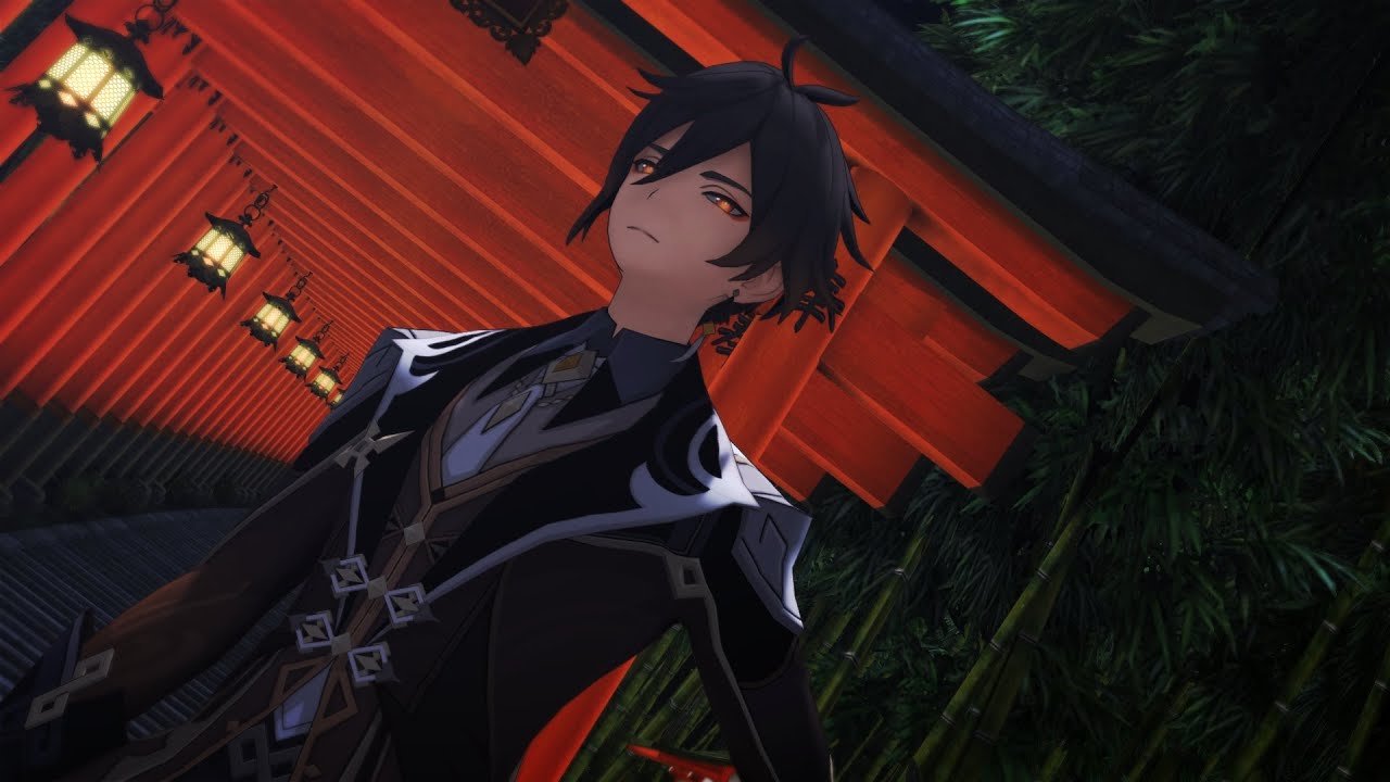 【原神MMD】リンネ 【鍾離/Zhongli】