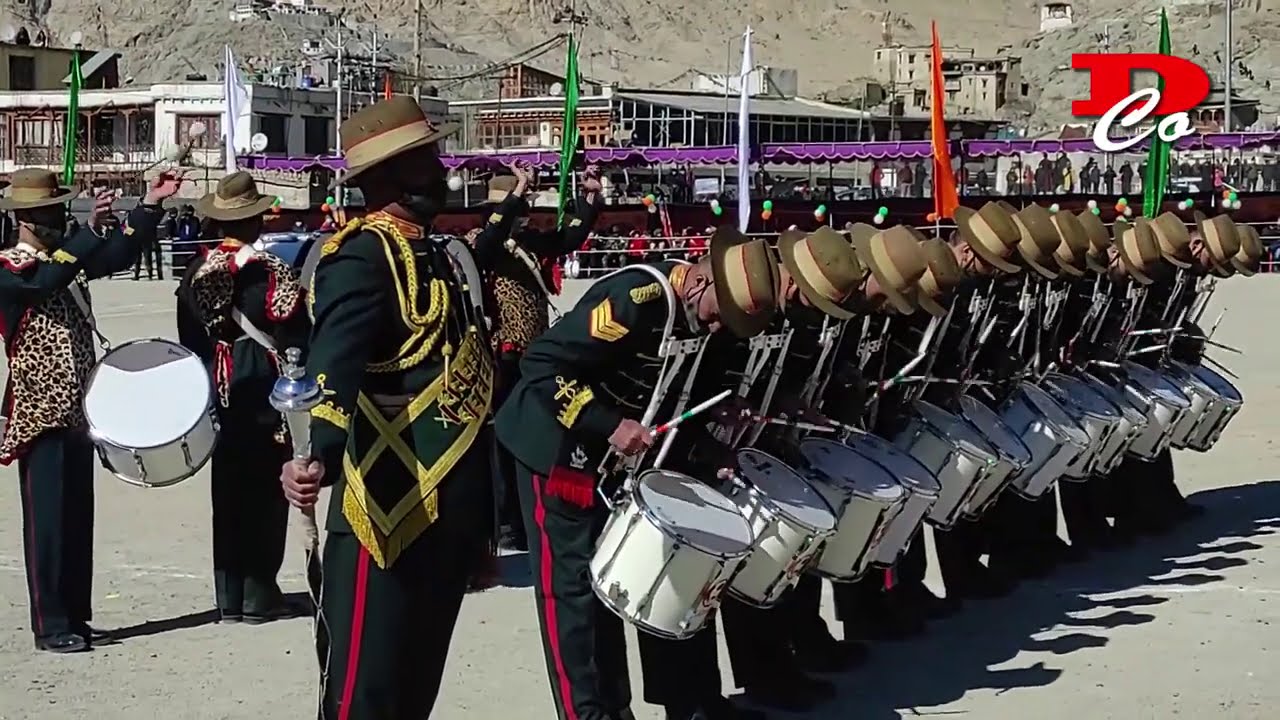 INDIAN ARMY  || LADAKH SCOUTS REGIMENT CENTER || BAGPIPER BAND || 72 REPUBLIC DAY || UT LADAKH #NI