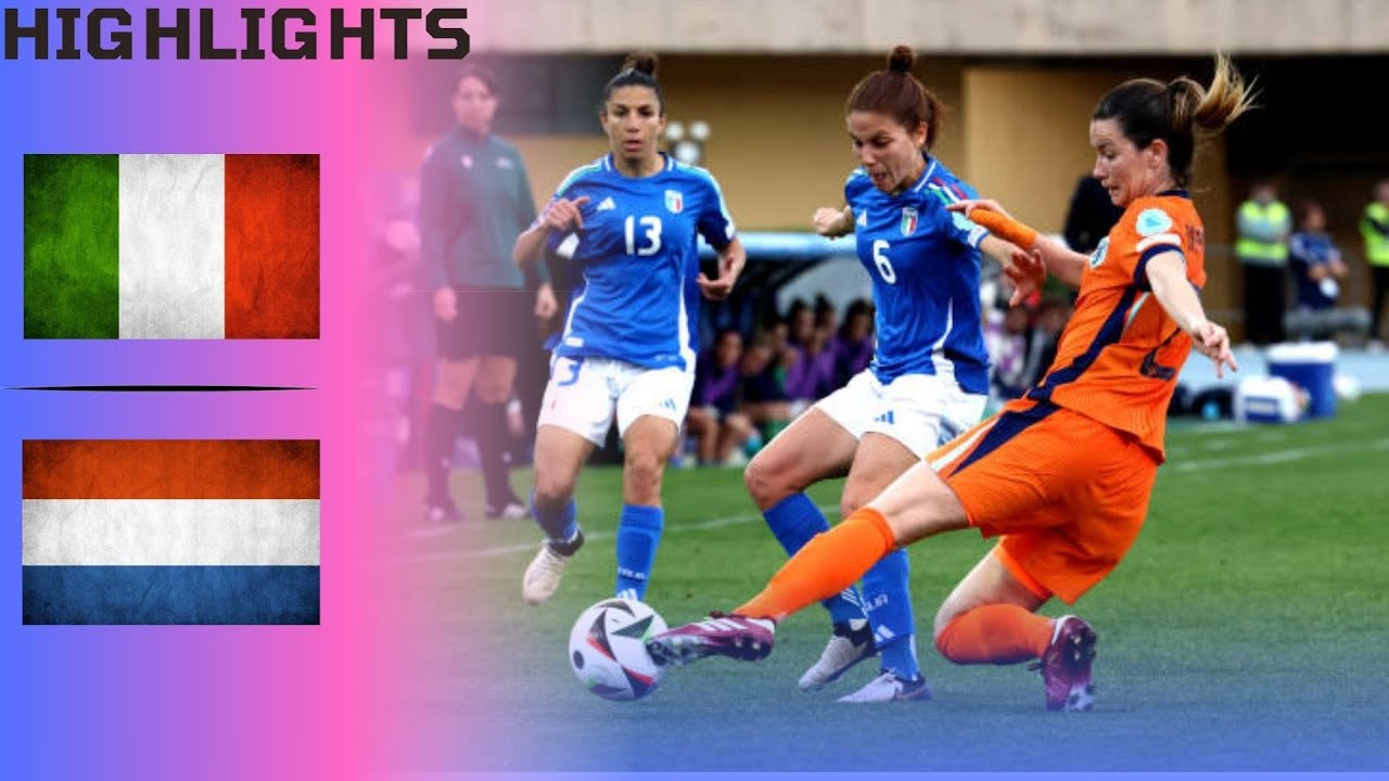 Italy v Netherlands | Women’s European Qualifiers 2025 Highlights [Italian Commentary]