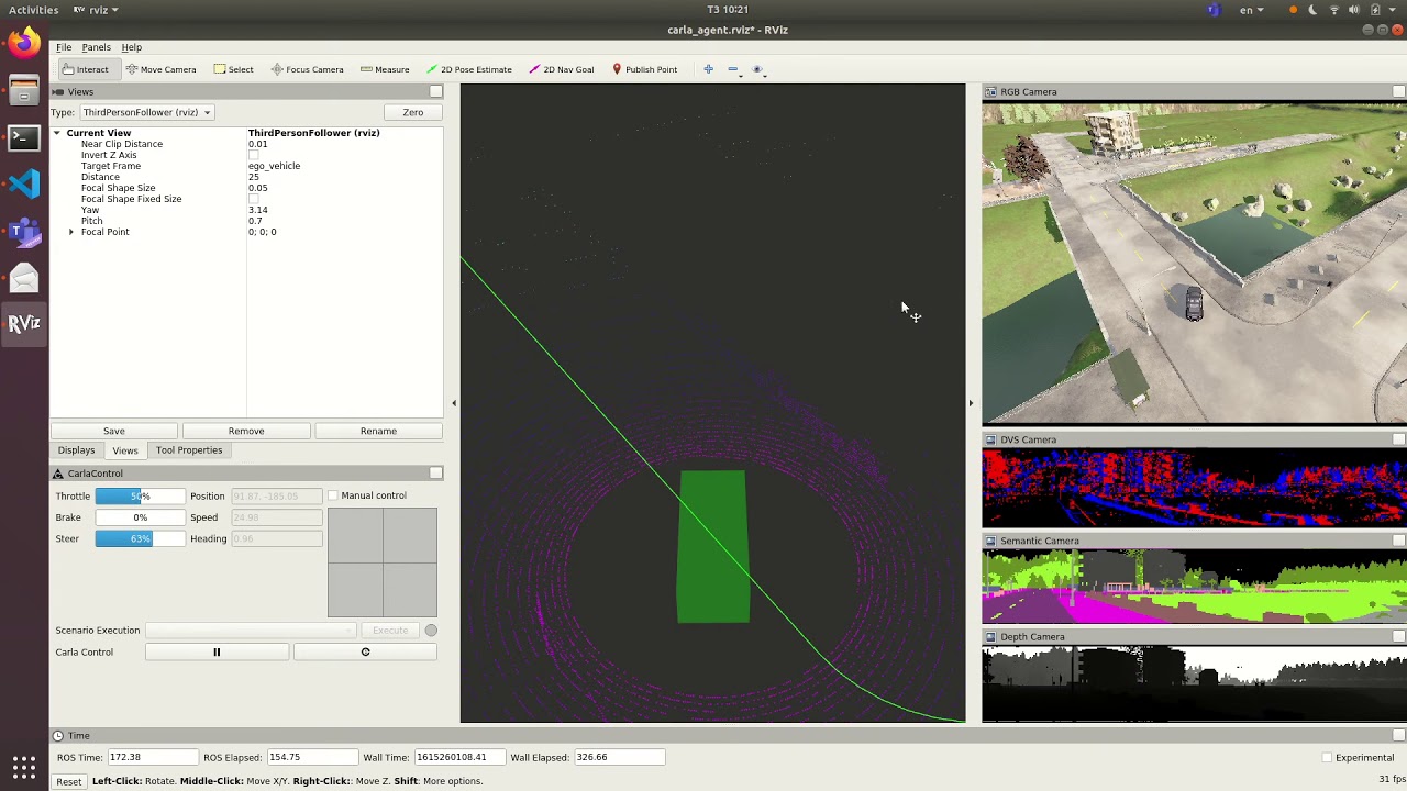 Testing a simple PID Controller on CARLA simulator