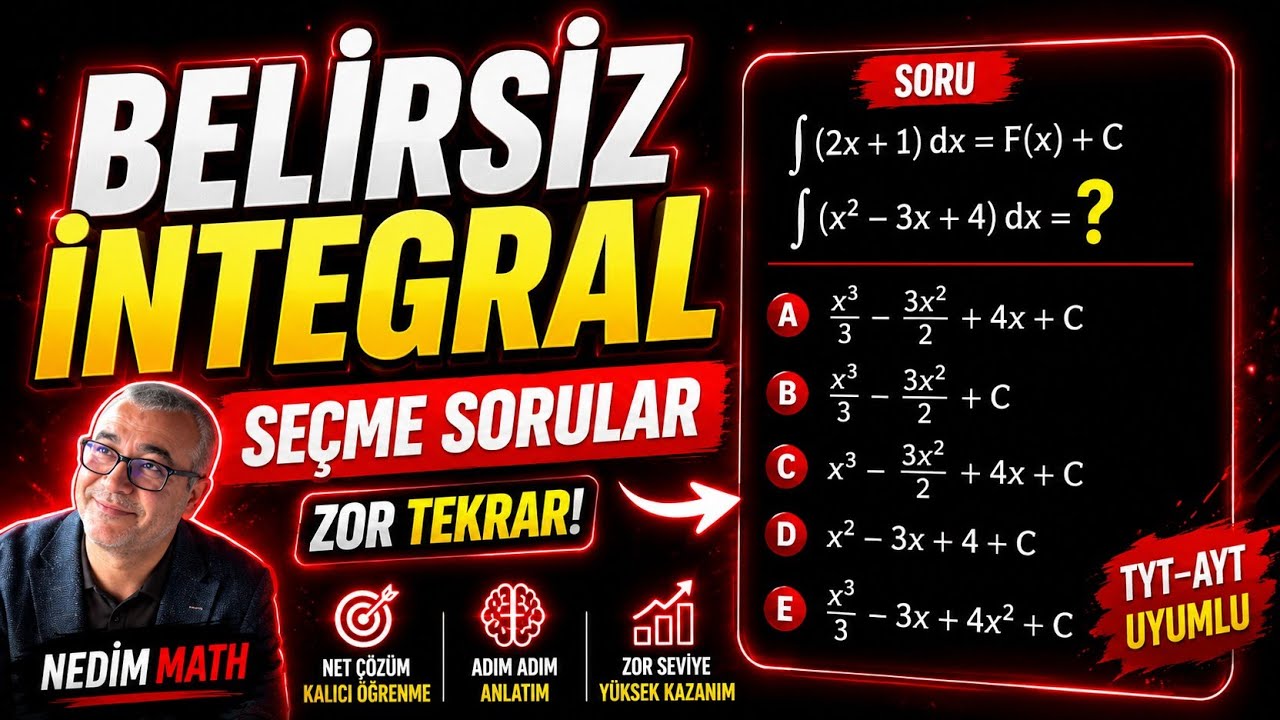 BELİRSİZ İNTEGRAL ZOR TEKRAR