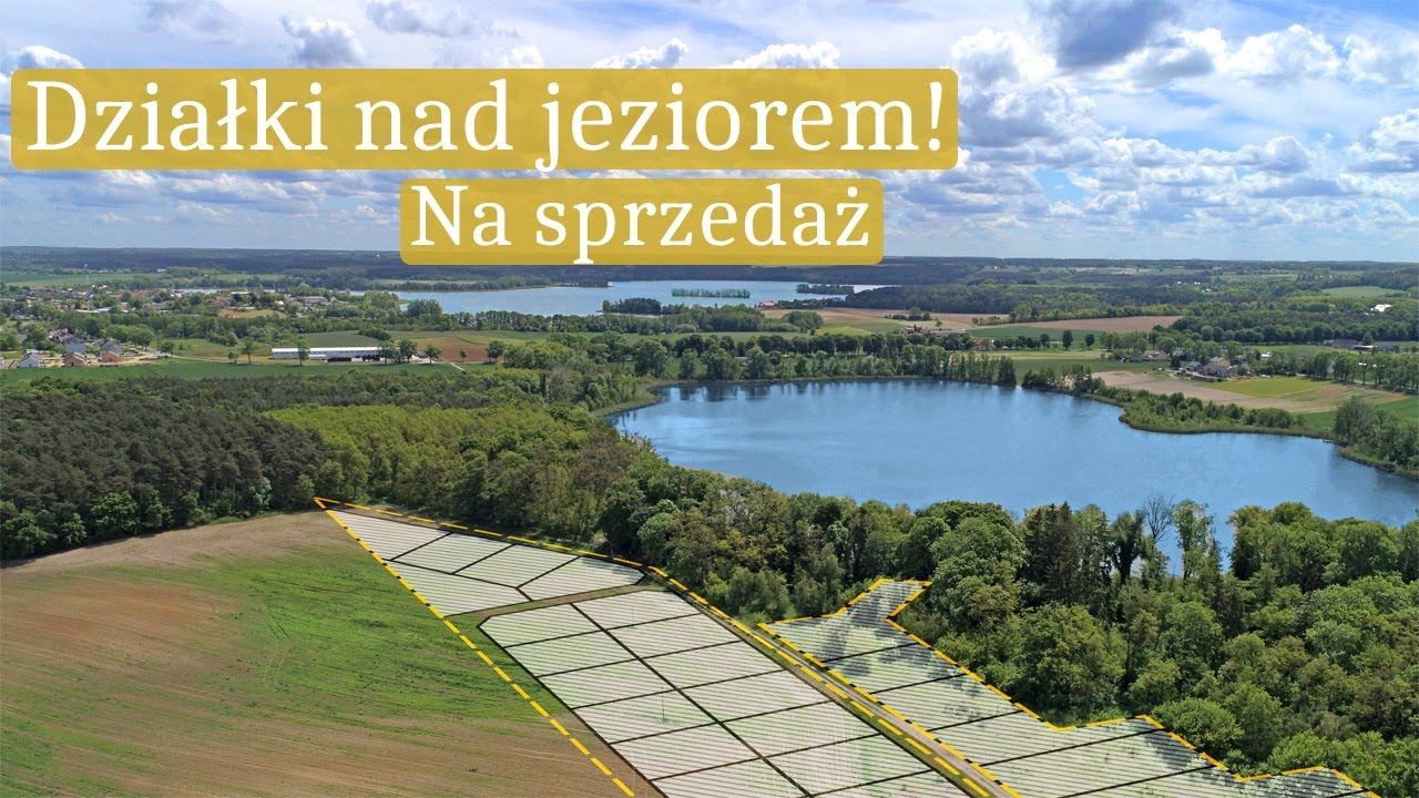 Działki budowlane i rekreacyjne NAD JEZIOREM - Na sprzedaż! Chrzypsko Wielkie / Białcz, Wielkopolska