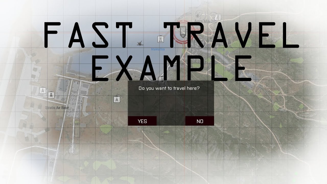 Arma 3 - Scripting Example - Fast Travel System