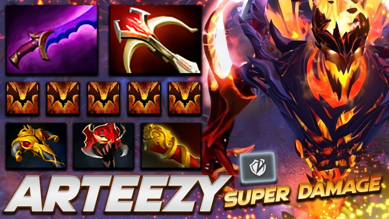 Arteezy Shadow Fiend Super Damage - Dota 2 Pro Gameplay [Watch & Learn]