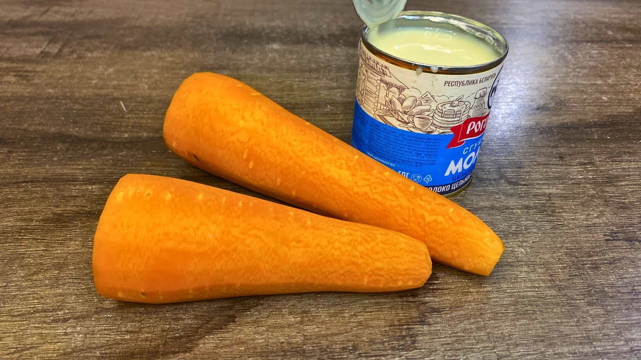 Do you know what happens when you mix carrots and condensed milk? You'll be shocked by the ending.