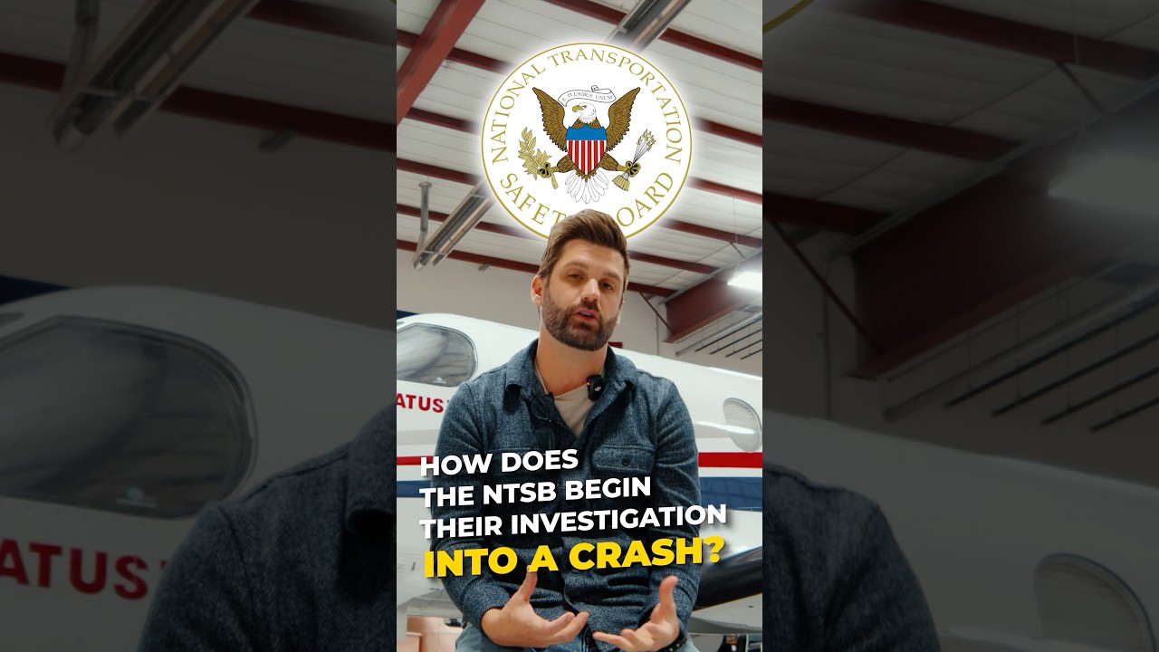 How does the NTSB begin their investigation after a plane crash?! ✈️ Learn here. #aviation