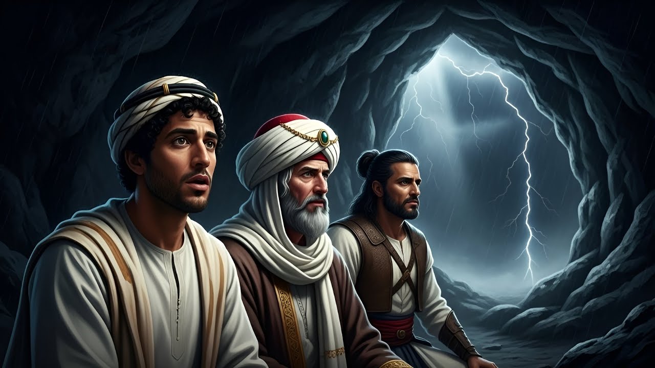 الثلاثة الذين حبسهم المطر في الغار