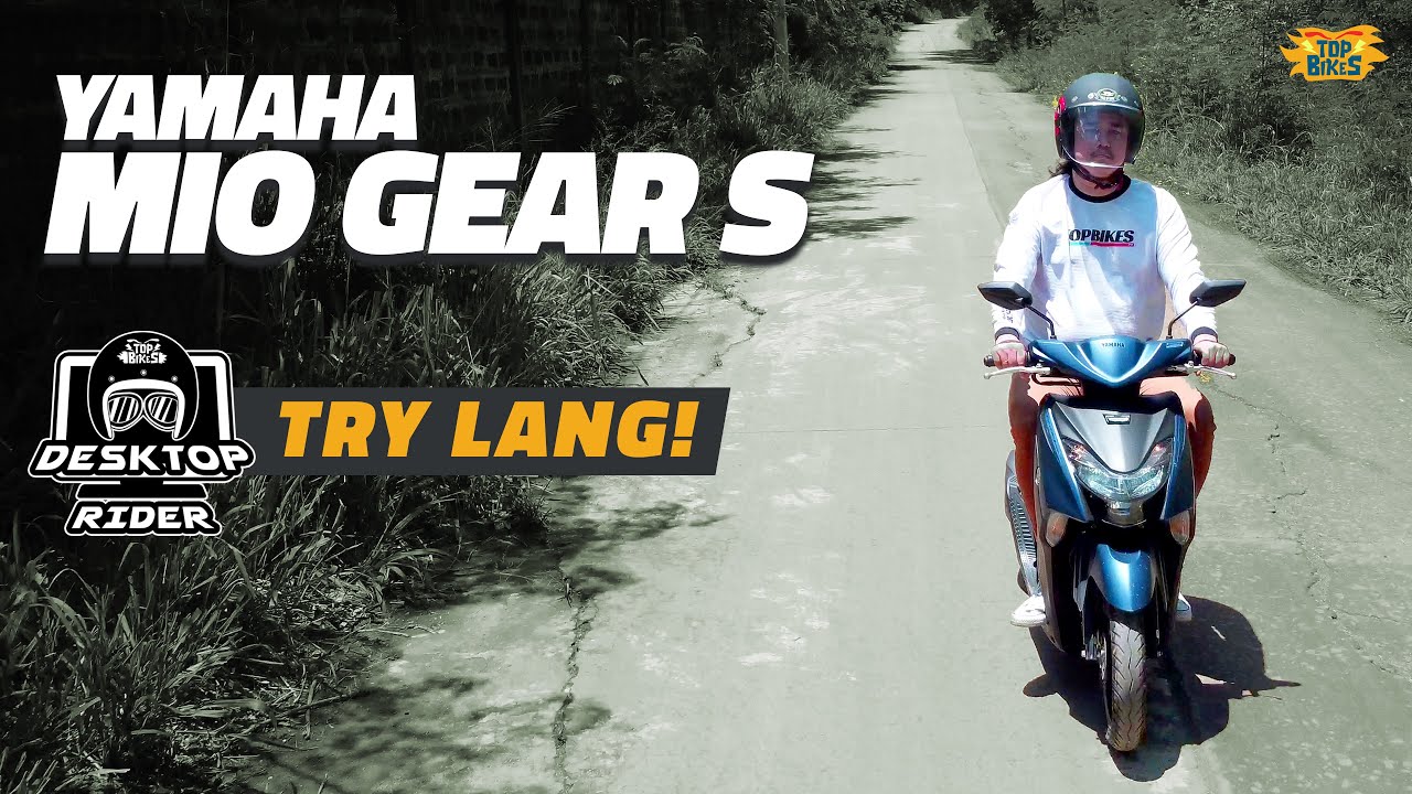 Is the Yamaha Mio Gear S a Suitable Bike for Big Riders? | Desktop Rider REVIEW | TopBikes PH