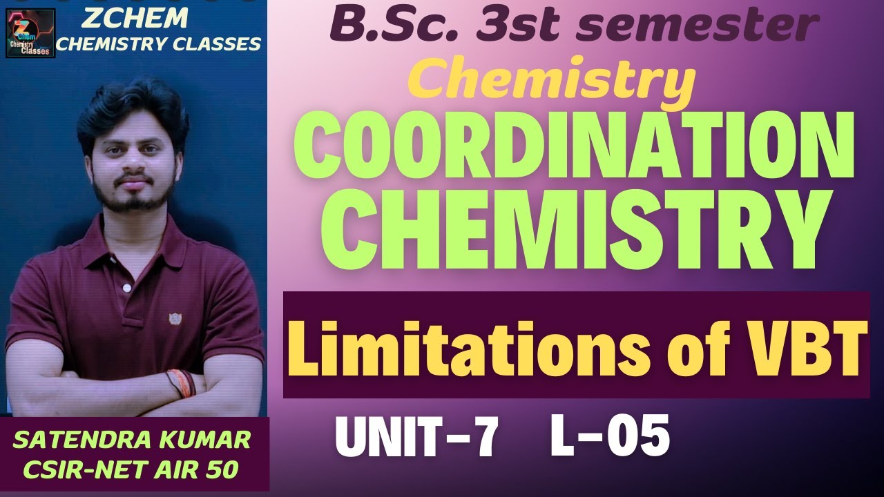 (L5) Limitations of VBT || Valence bond theory || VBT #chemistry #bsc zchem
