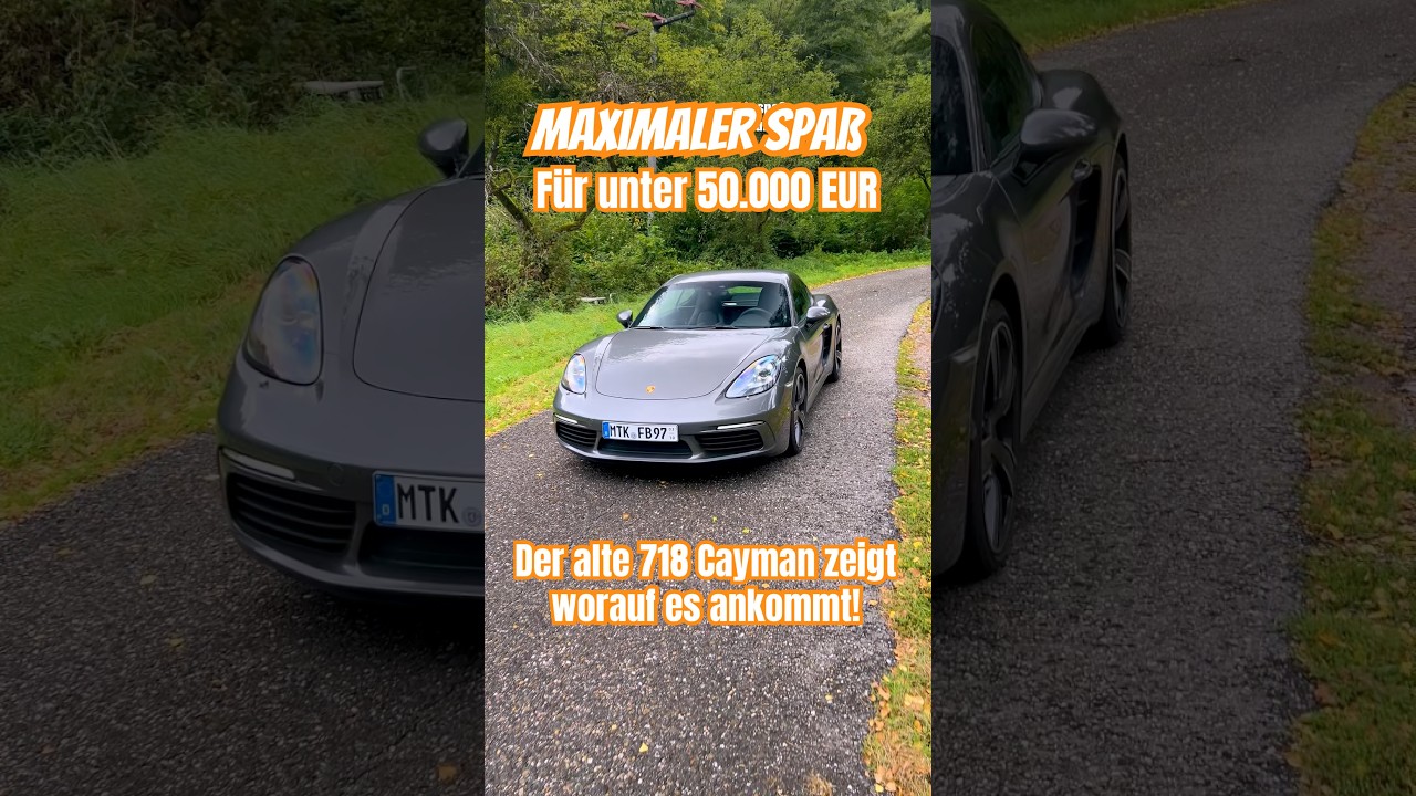 F&uuml;r unter 50.000 EUR gibts bei Porsche maximalen Fahrspa&szlig;!