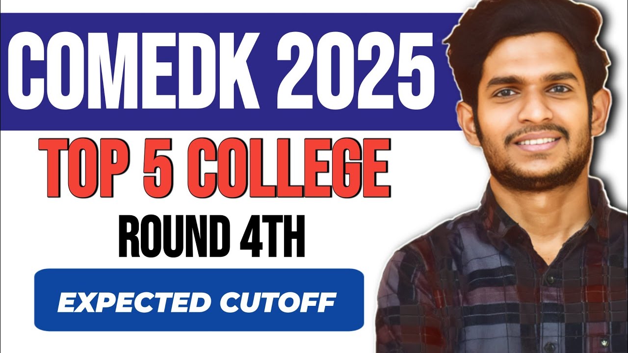 COMEDK Round 4 Cutoff 2025 | Job Reality in Top 5 Colleges | Placement Truth Revealed