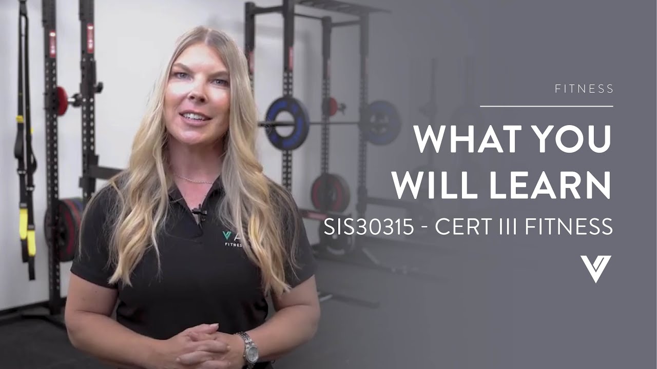 What will you learn in the SIS30315 - Certificate III in Fitness