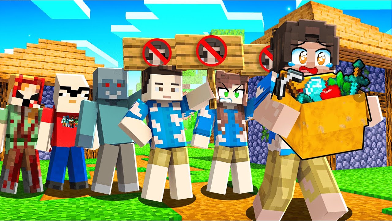 BORALO KÖYDE İSTENMİYOR ! 😭- Minecraft