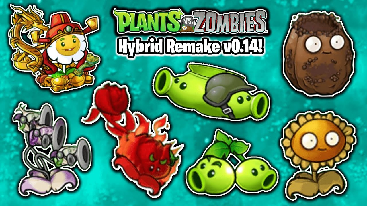 Plants vs Zombies Hybrid Remake v0.14 Update | First Two Rows of Classic Mini-Games | Download