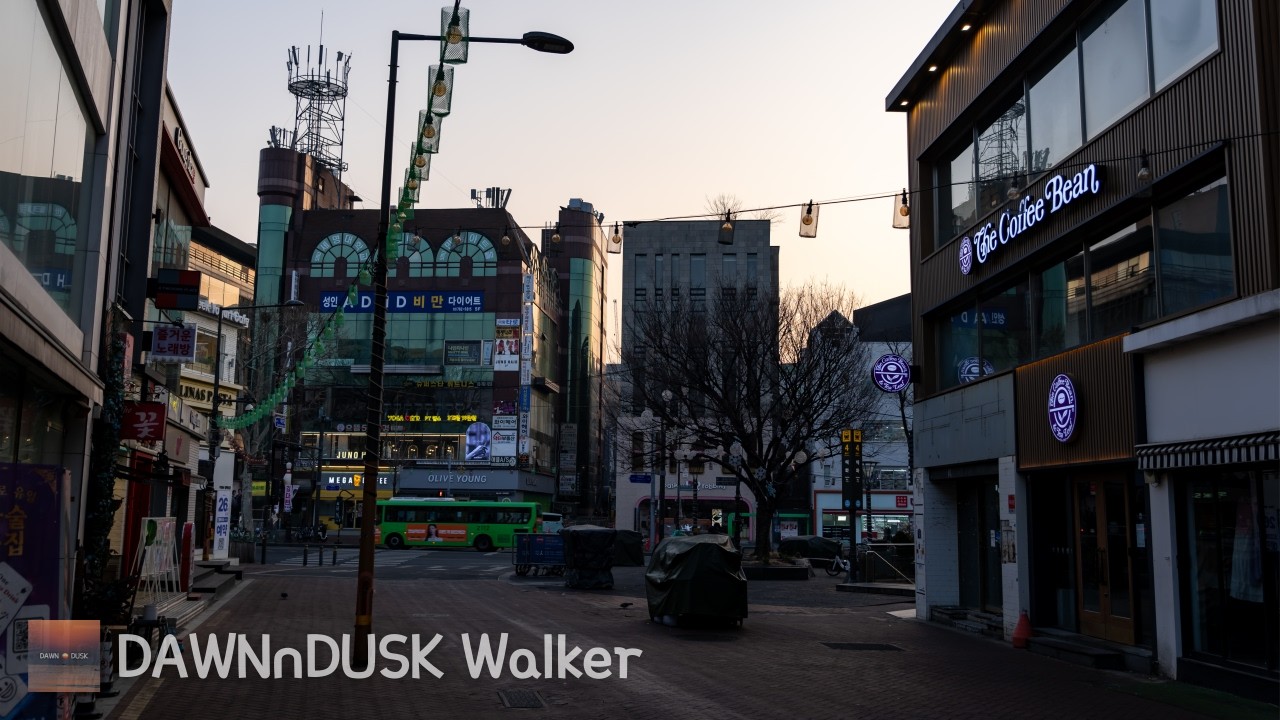 🇰🇷 Dawn Loop Around 4 Exits of Hyehwa Station | Korea Walking Travel