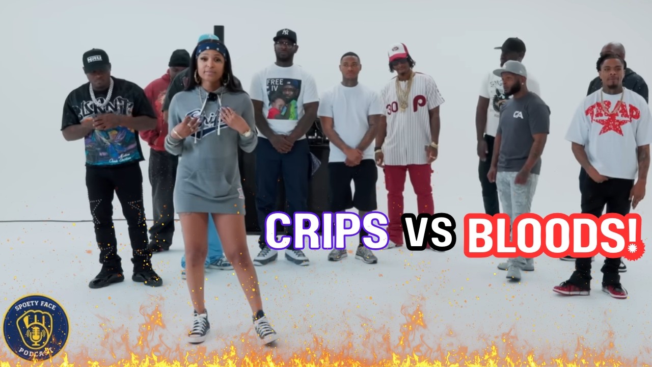 The Crips versus The BLOODS Freestyle Cypher!