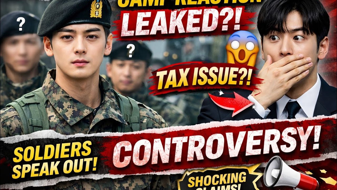 Camp Reaction LEAKED?! 😳 Fellow Soldiers Speak on Cha Eun-woo’s Tax Issue During Military Service
