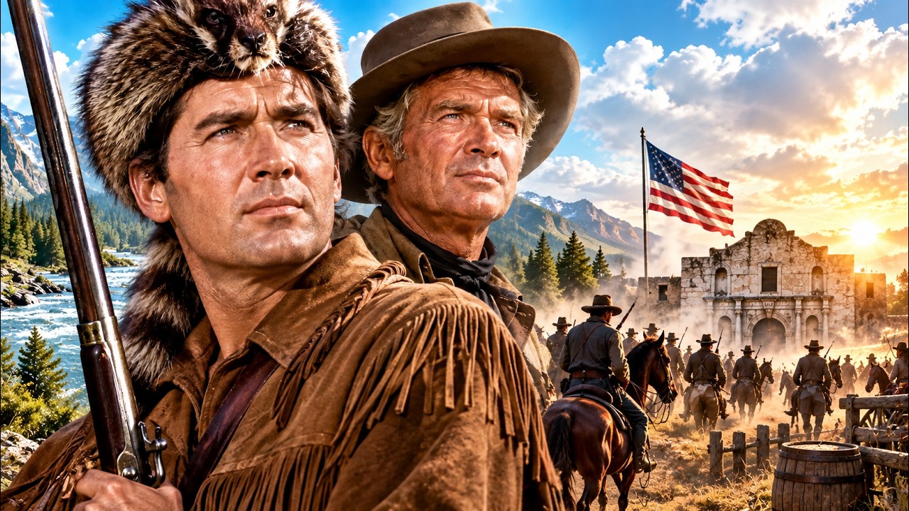Fess Parker & Buddy Ebsen in One of the Most Exciting Western Adventures of the 1950s