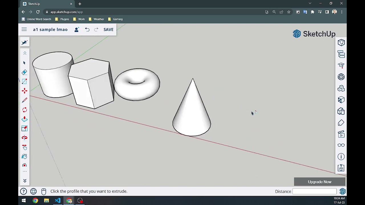 Sketchup - Basic Shapes