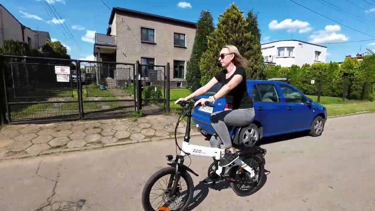 Niedrogi, składany rower elektryczny - PVY Z20 PRO EVO
