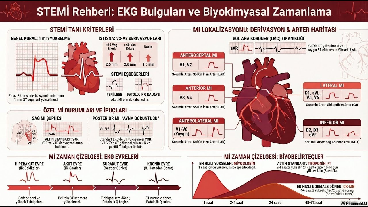 3 📉 Kalbin Haritasını Çözmek! EKG Lokalizasyonu ve Biyobelirt