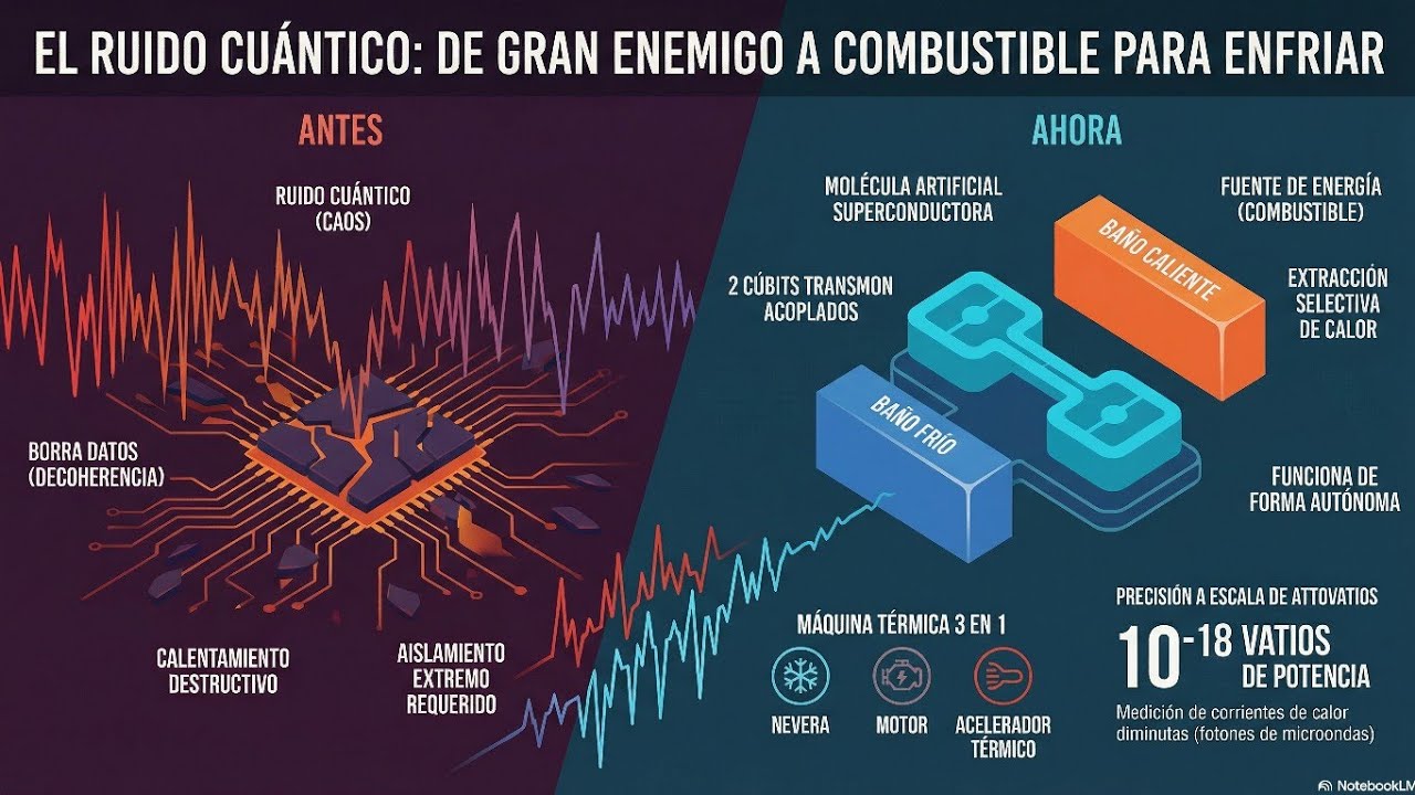 La solución de los ordenadores cuánticos: !El ruido es el frió del futuro! ❄️✨
