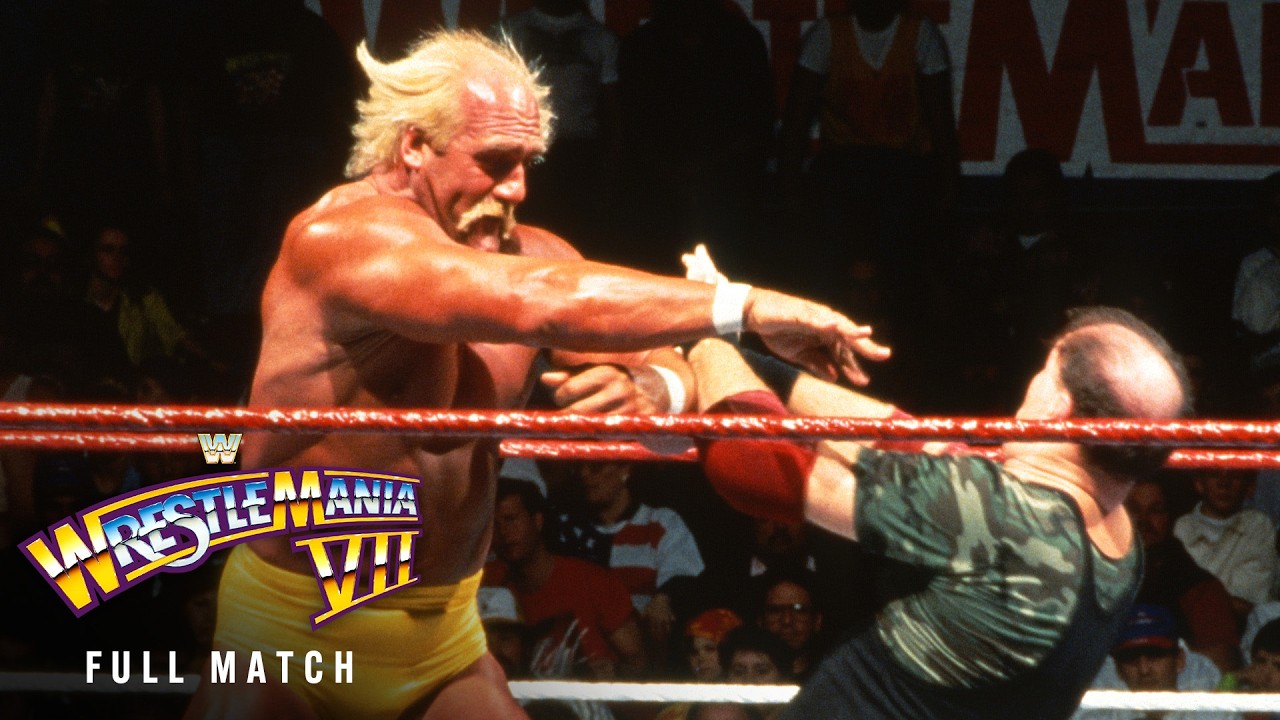 Полный матч: Сержант Слаутер против Халка Хогана | Матч за титул WWE: WrestleMania VII