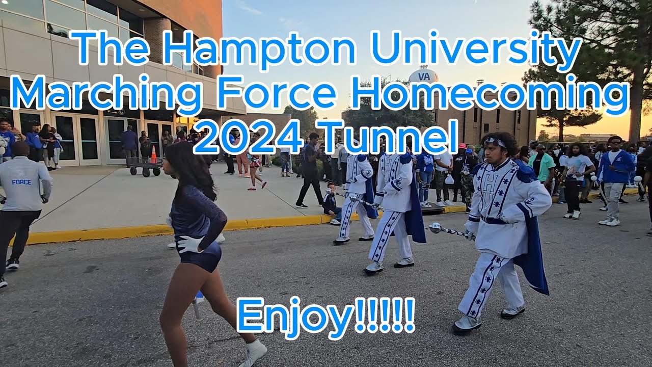 2024 Hampton University Marching Force and Alumni Homecoming Tunnel