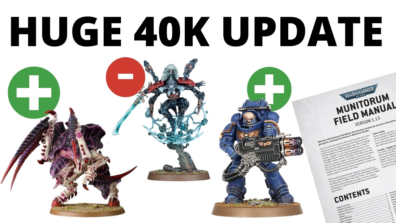HUGE Warhammer 40K Rules Updates &ndash; Balance Dataslate, New Points + More