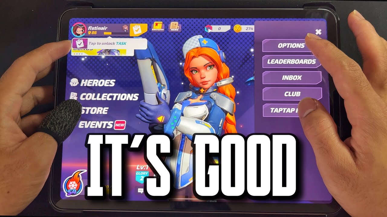 How is T3 Arena | Six Finger Handcam Gameplay on m2 iPad