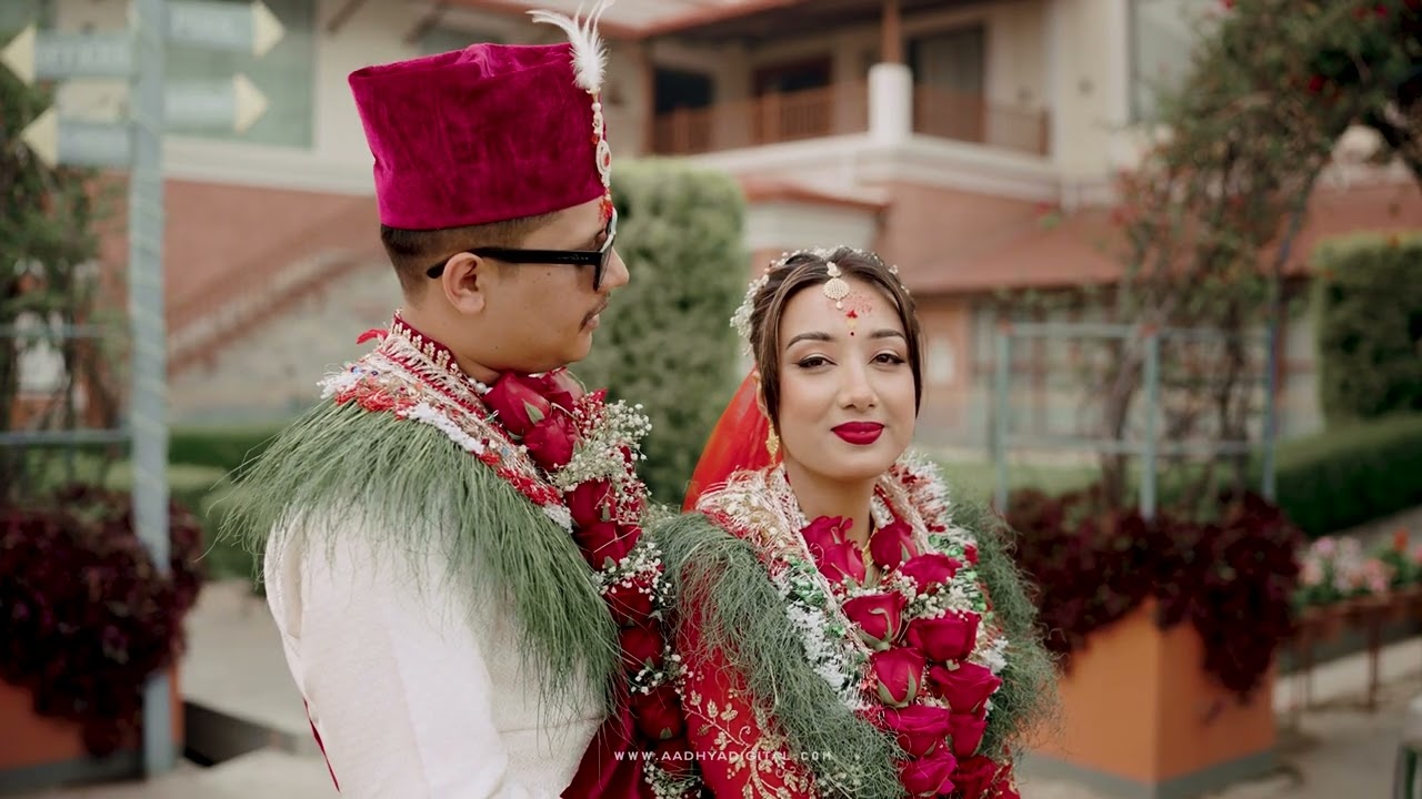 4k Nepali Cinematic Wedding Highlight || Srishti & Sarad || Aadhya Digital Photography