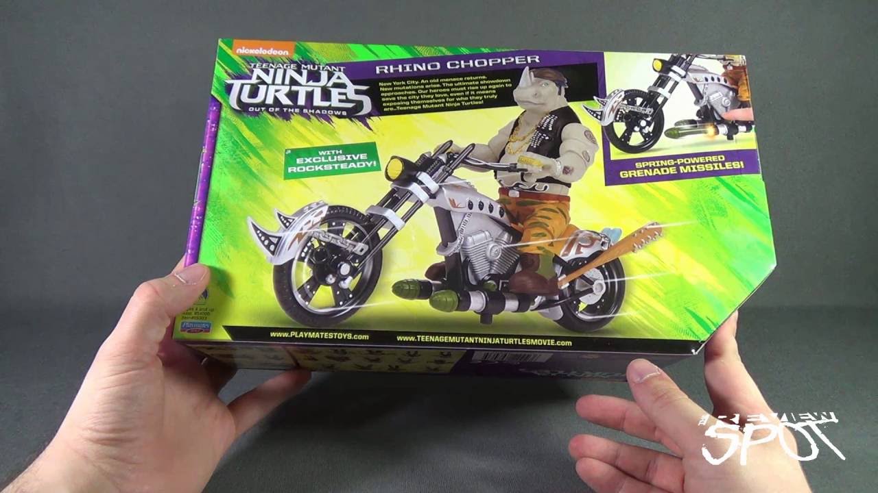 Toy Spot - Playmates Toys Teenage Mutant Ninja Turtles Out of the Shadows Rhino Chopper