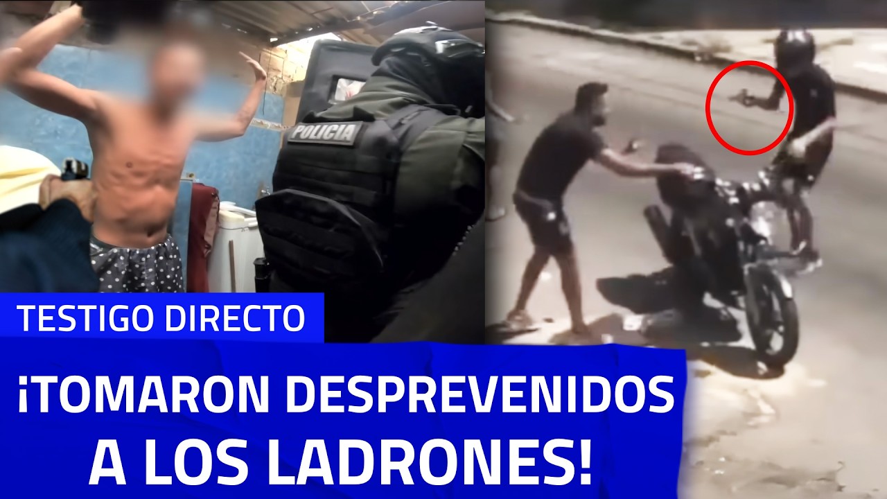 ¡ASÍ CAYERON! El megaoperativo que sacó de las calles a los peores ladrones de motos en Colombia
