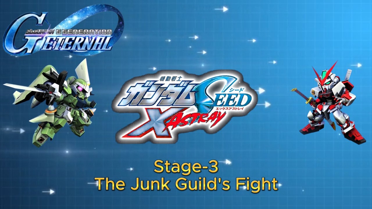 SD Gundam G Generation Eternal Event 27 Mobile Suit Gundam Seed X Astray S-3 The Junk Guild's Fight