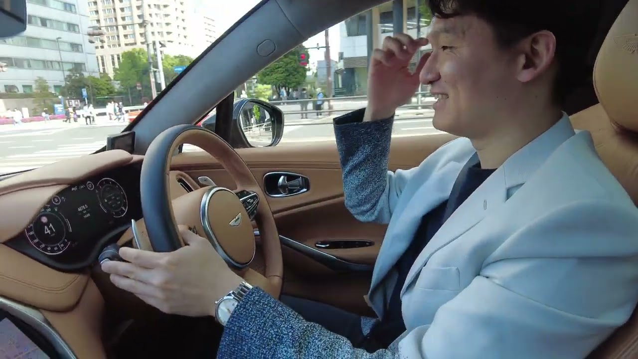 Aston Martin DBX Drive in Tokyo POV / 初めてアストンマーチンDBXを乗るときっと興奮してしまう